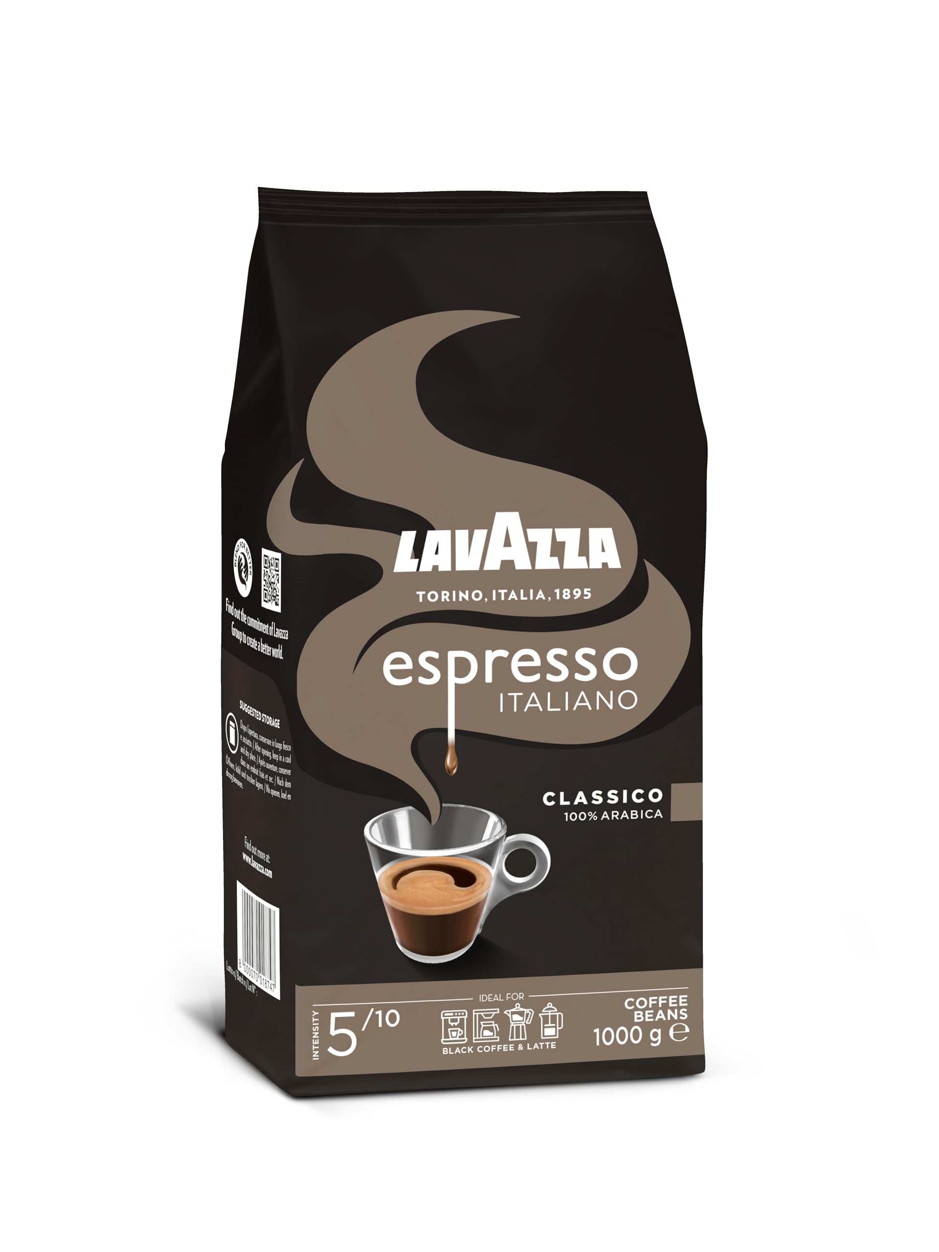 Amazon | ラバッツァ エスプレッソ 豆 1kg | Lavazza | 焙煎 通販